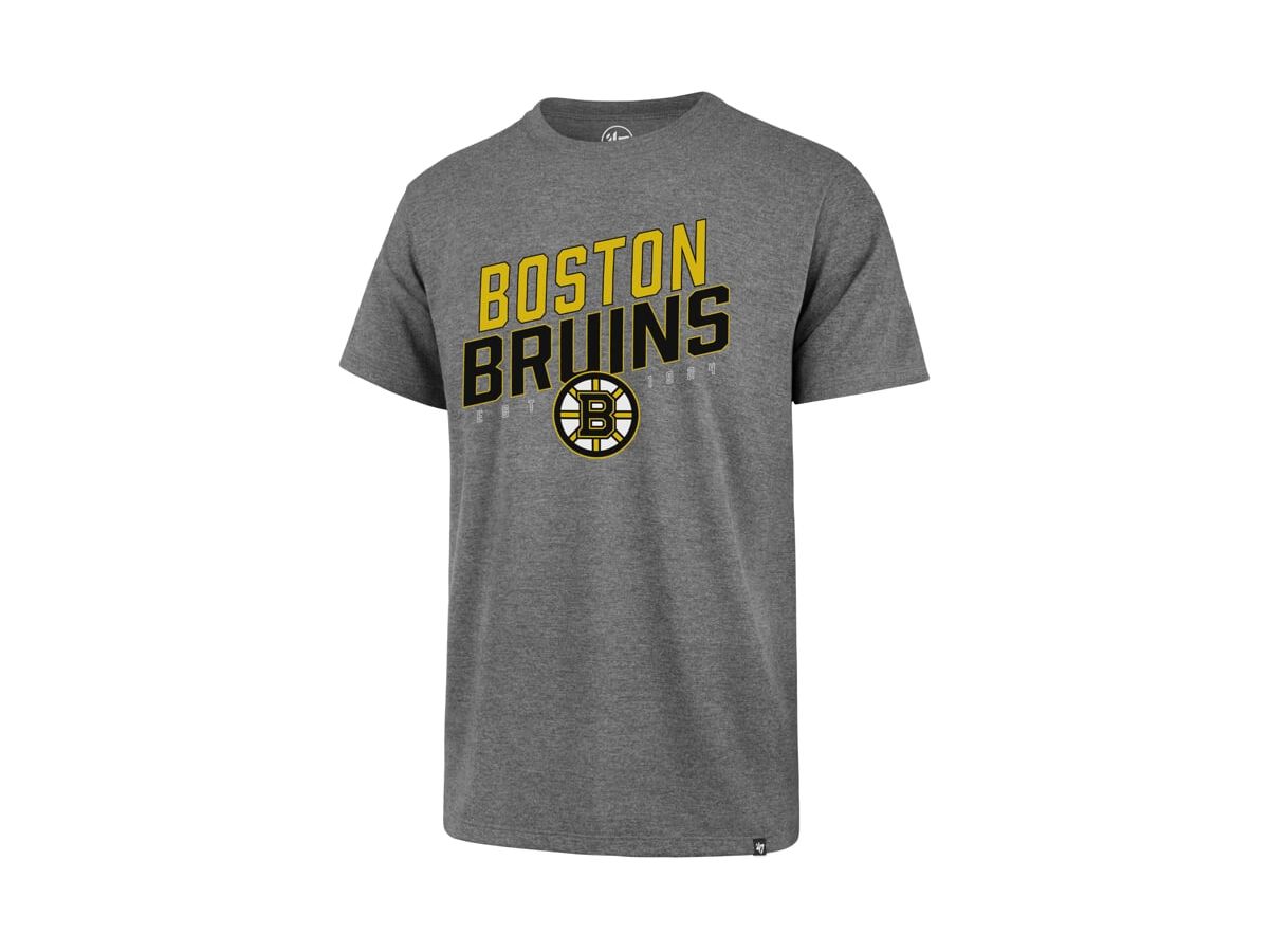 '47 Brand Boston Bruins tričko šedé pánske