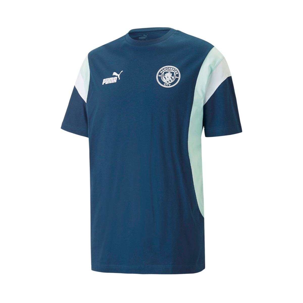 Puma Manchester City tréningové tričko tmavomodré pánske - SKLADOM