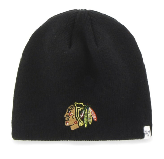 '47 Brand Chicago Blackhawks pletená zimná čiapka čierna