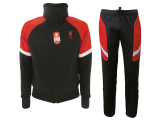 Liverpool FC súprava čierna pánska (bunda + nohavice)
