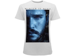 Game of Thrones (Hra o tróny) Jon Snow tričko biele pánske