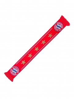 FC Bayern München - Bayern Mníchov pletený šál červený
