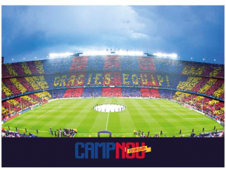 FC Barcelona Camp Nou pohľadnica - SKLADOM