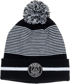 Paris Saint-Germain FC - PSG zimná čiapka čierno-biela - SKLADOM