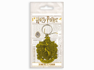 Harry Potter Hufflepuff - Bifľomor kovový prívesok na kľúče
