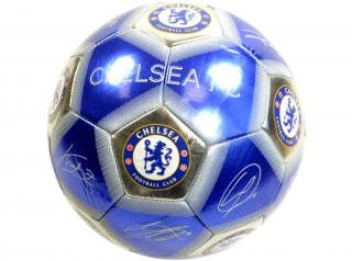 Chelsea FC futbalová lopta s podpismi - SKLADOM