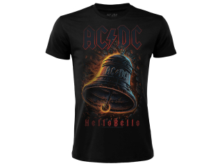 AC/DC tričko čierne pánske - SKLADOM