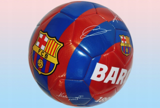 FC Barcelona lopta s podpismi