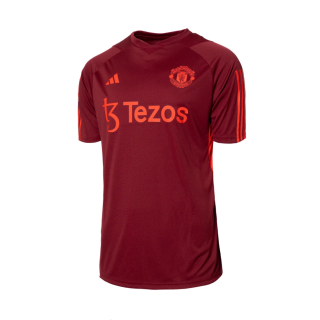 Adidas Manchester United tréningový dres červený pánsky 2023-2024