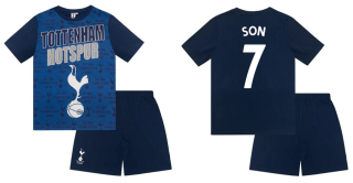 Tottenham Hotspur Son Heung-Min pyžamo modré detské