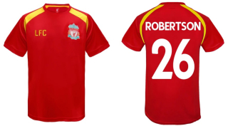 Liverpool FC Andrew Robertson tréningové tričko červené pánske