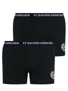 FC Bayern München - Bayern Mníchov boxerky čierne pánske (2 ks v balení)
