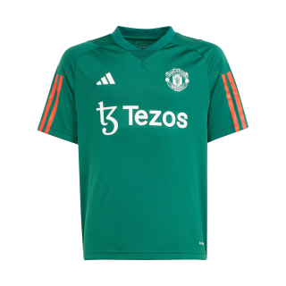 Adidas Manchester United tréningový dres zelený detský 2023-2024