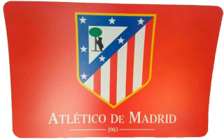 Atlético Madrid obojstranná podložka na stôl červená