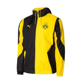 Puma Borussia Dortmund BVB 09 predzápasová bunda žlto-čierna pánska