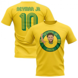 Brazília Neymar tričko žlté detské - SKLADOM