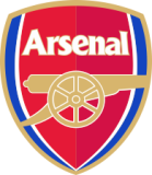 Arsenal nálepka 7 x 8 cm - SKLADOM