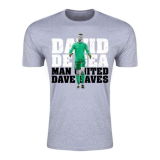 Manchester Unidited David de Gea tričko pánske šedé - SKLADOM