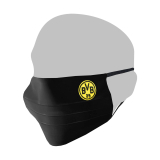 Borussia Dortmund BVB 09 rúško čierne - SKLADOM