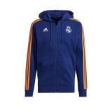 Adidas Real Madrid mikina / bunda modrá pánska - SKLADOM