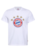 FC Bayern München - Bayern Mníchov tričko biele detské - SKLADOM