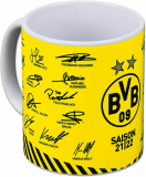 Borussia Dortmund BVB 09 hrnček s podpismi hráčov - SKLADOM