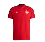 Adidas Manchester United polokošeľa červená pánska - SKLADOM