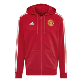 Adidas Manchester United mikina / bunda červená pánska - SKLADOM