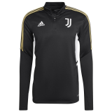 Adidas Juventus FC tréningová mikina čierna pánska