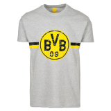 Borussia Dortmund BVB 09 tričko šedé pánske - SKLADOM