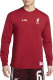 Nike LeBron James Liverpool FC tričko s dlhými rukávmi červené pánske - SKLADOM