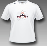 SLOVAKIA Hockey Team tričko, biele - SKLADOM