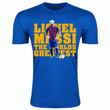 FC Barcelona Lionel Messi tričko modré pánske - SKLADOM