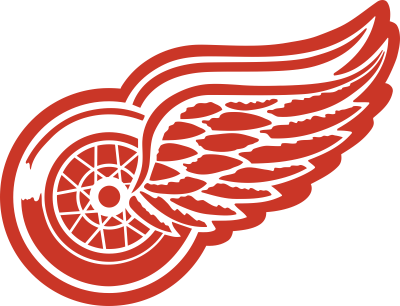 Detroit Red Wings nálepka 8 x 3,8 cm - SKLADOM