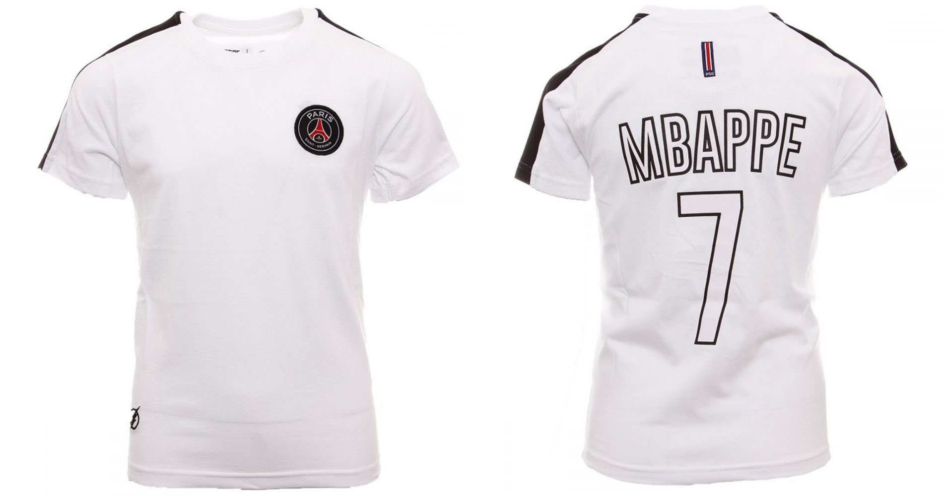Paris Saint Germain - PSG Kylian MBAPPE tričko biele panské - SKLADOM