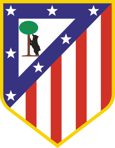 Atlético Madrid nálepka 3x4 cm - SKLADOM