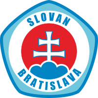 ŠK Slovan znak nálepka 13,3 x 13,3 cm - SKLADOM