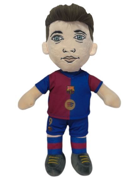 FC Barcelona Robert Lewandowski plyšová figúrka 40 cm