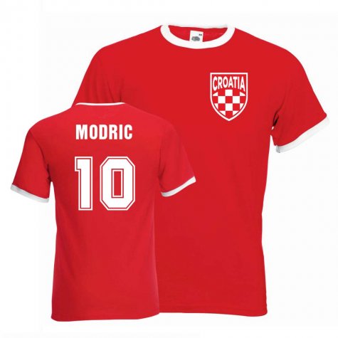 Chorvátsko Luka Modric tričko červené pánske - SKLADOM