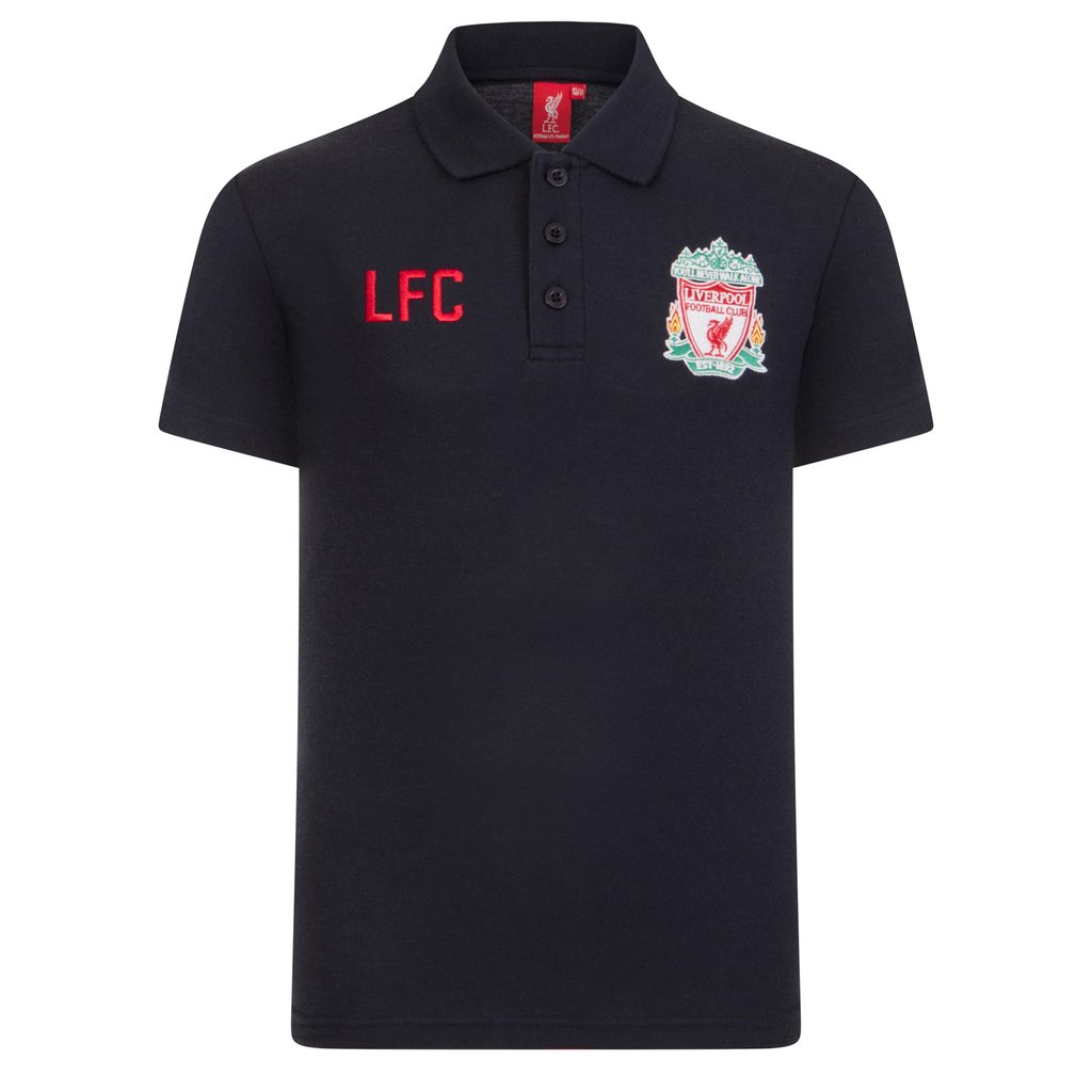 Liverpool FC polokošeľa čierna detská