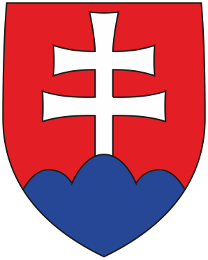 Slovensko znak nálepka - rôzne rozmery - SKLADOM