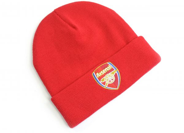 Arsenal zimná čiapka pletená červená