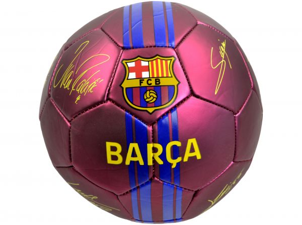 FC Barcelona lopta s podpismi