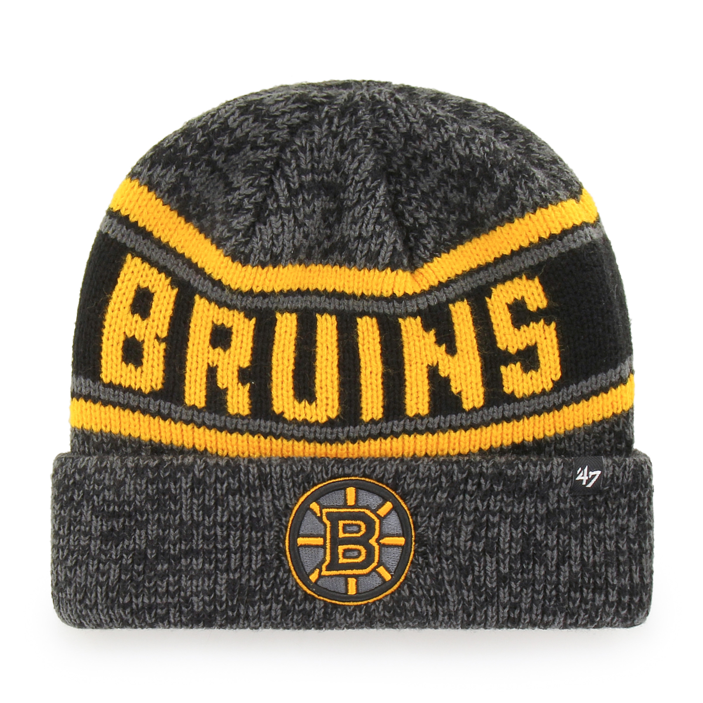 '47 Brand Boston Bruins pletená zimná čiapka šedá - SKLADOM
