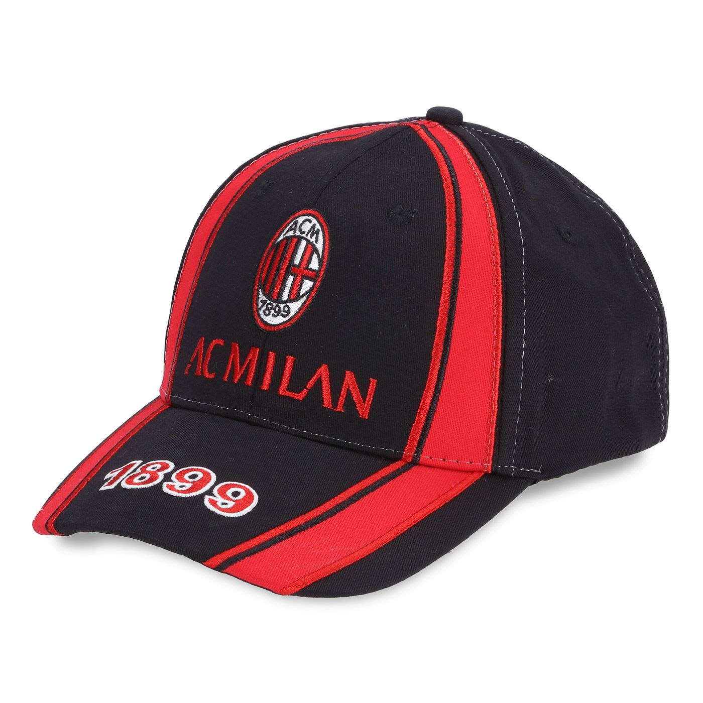 AC Miláno (AC Milan) šiltovka čierna - SKLADOM