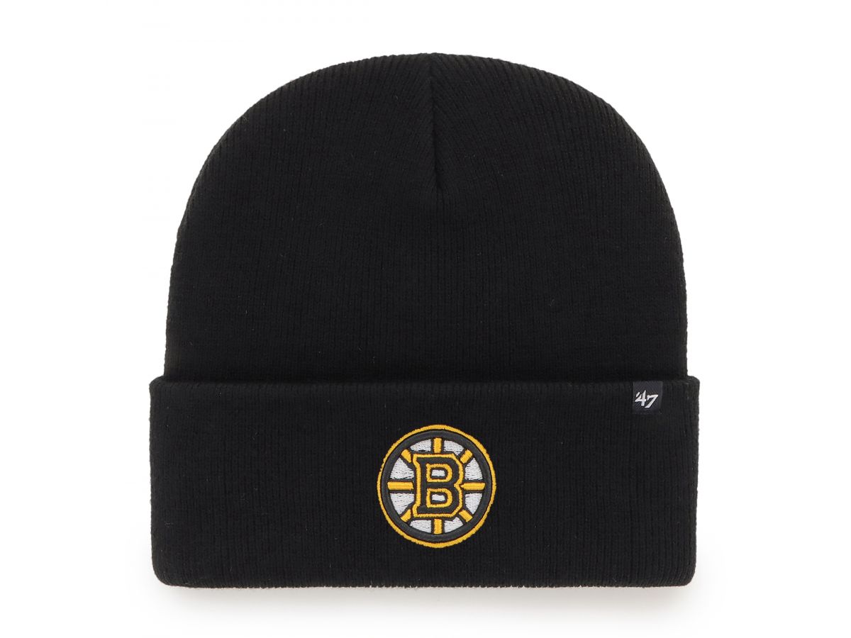 '47 Brand Boston Bruins pletená zimná čiapka čierna - SKLADOM