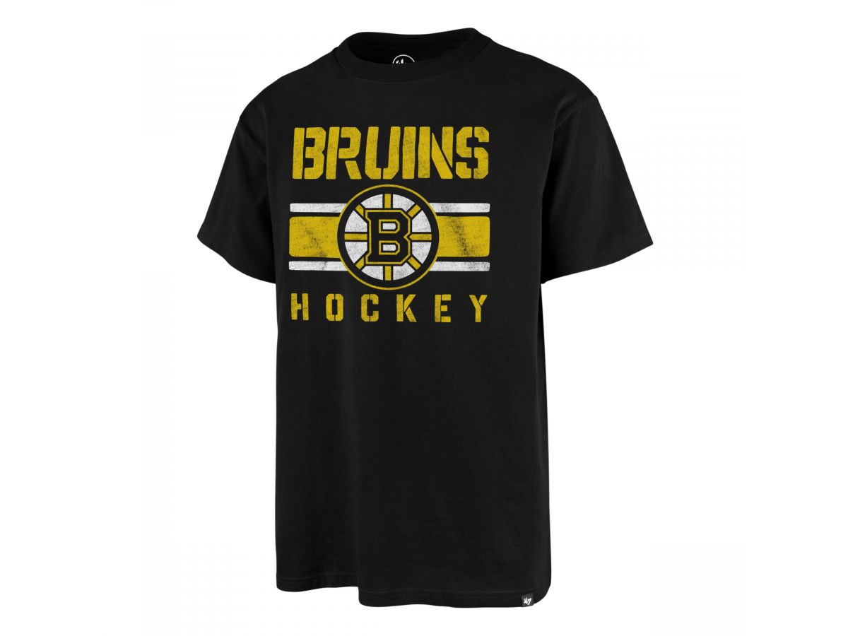 '47 Brand Boston Bruins tričko čierne pánske - SKLADOM