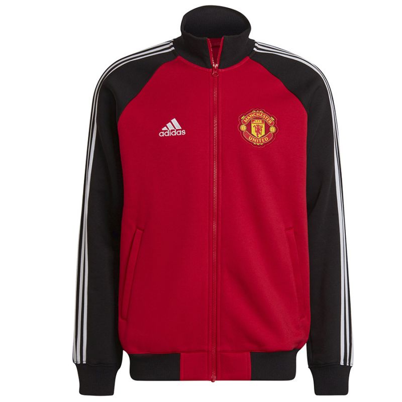Adidas Manchester United bunda / mikina červená pánska - SKLADOM