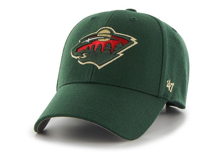 '47 Brand Minnesota Wild MVP šiltovka tmavozelená - SKLADOM