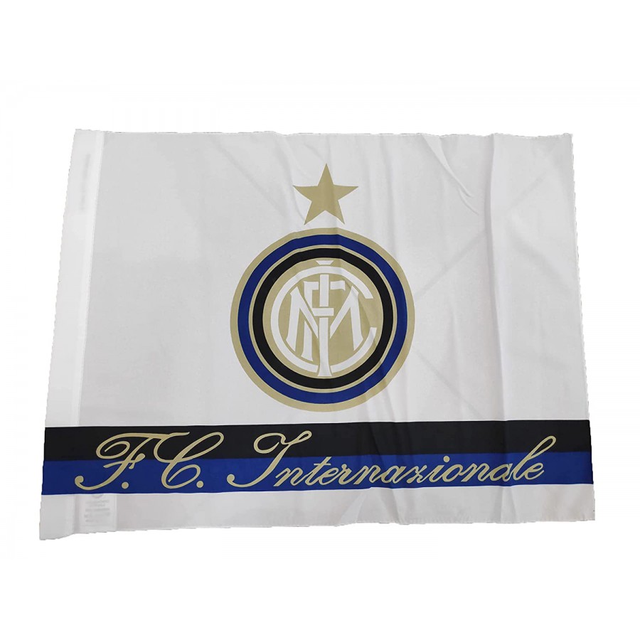 Inter Miláno - Inter Milan vlajka biela 70 x 50 cm